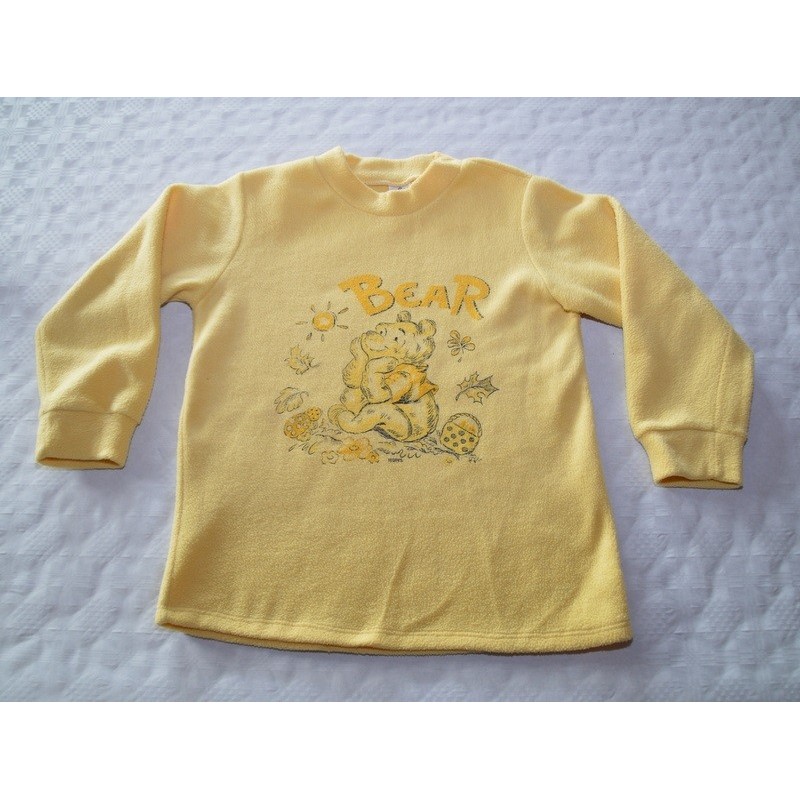 Kislány sárga meleg pulóver (116 cm)
