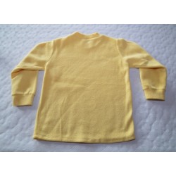 Kislány sárga meleg pulóver (116 cm)