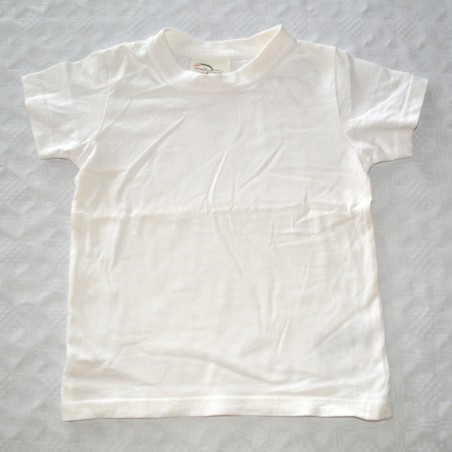 Uniszex fehér póló (98-104 cm)