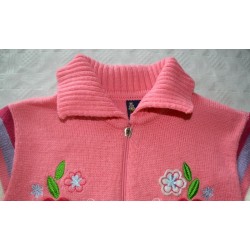 Kislány rózsaszín pulóver ( 98 cm)