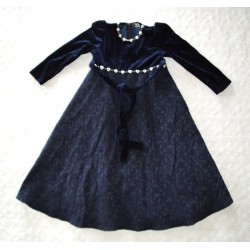 Kislány kék hercegnő ruha ( 92-98 cm)